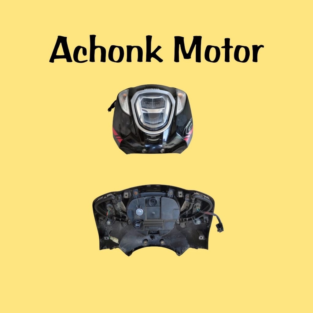 tameng depan fullset lampu depan Honda Genio original