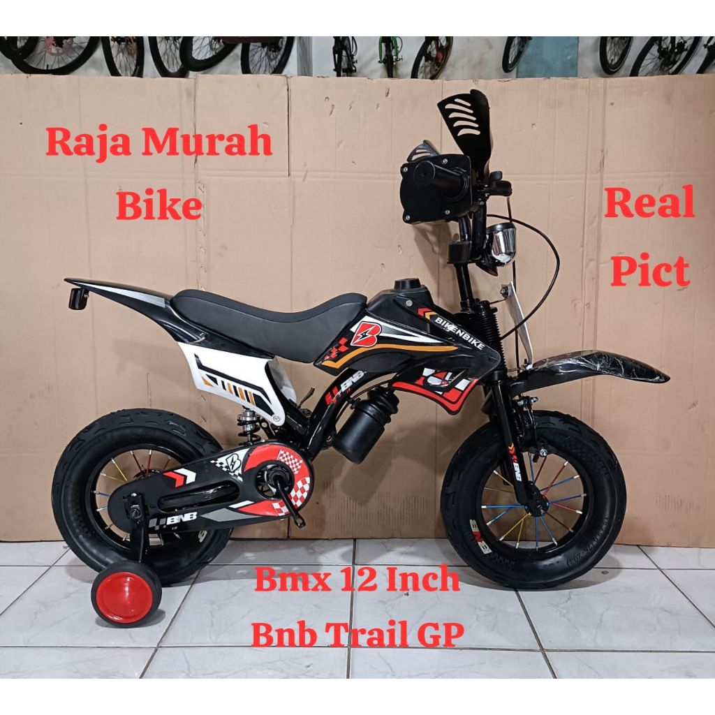 Sepeda Anak Laki Laki Bmx 12 Inch BNB Trail GP Sepeda Anak Bmx Trail GP 12 Inch