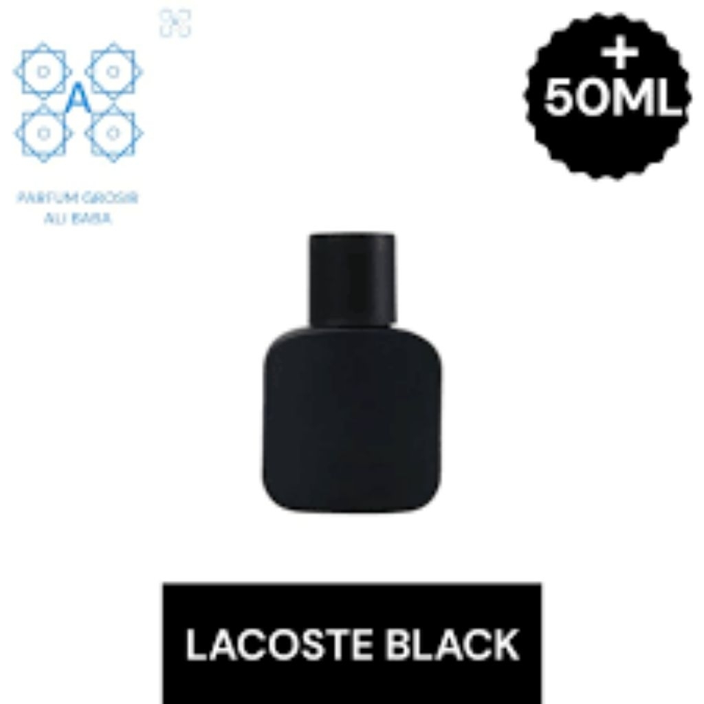 BOTOL PARFUM LACOSCE 50ML MAT BLACK | BOTOL | KACA | BOTOL 50ML KOSONG