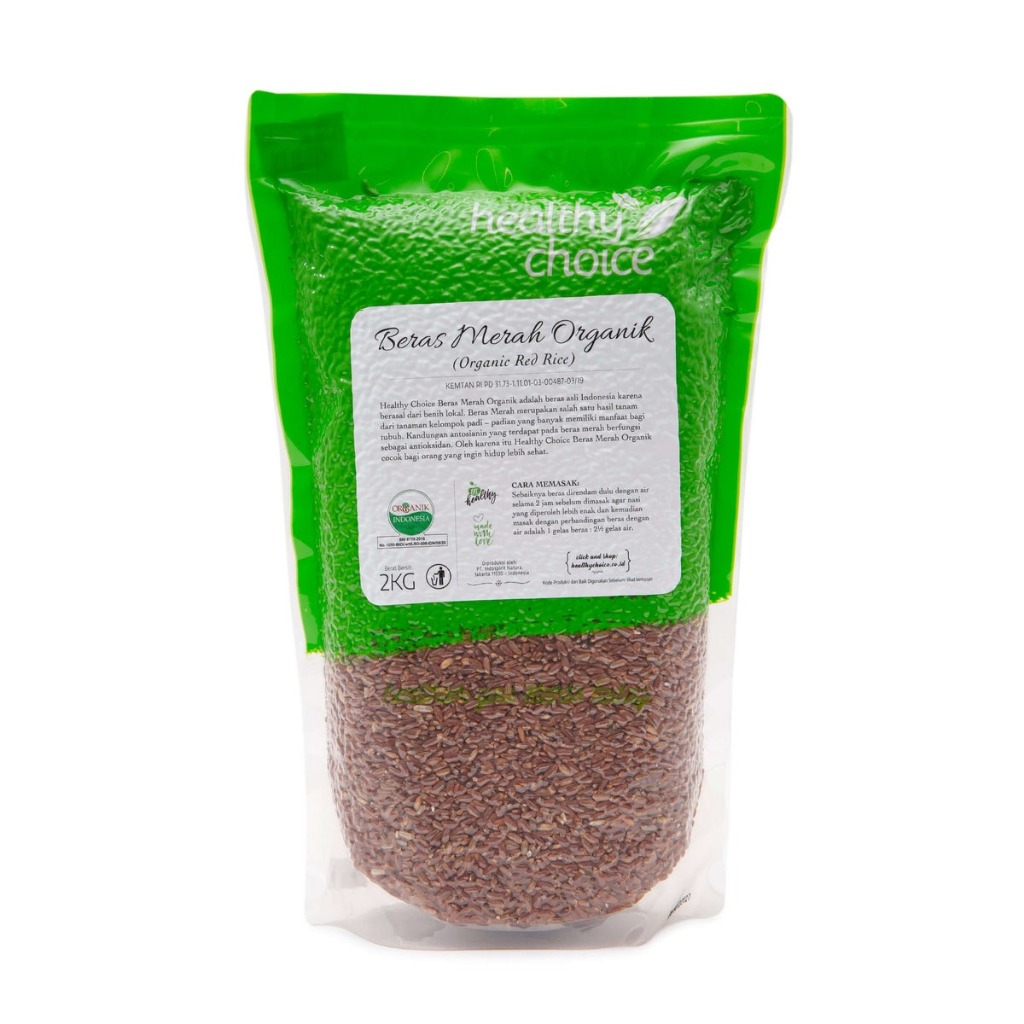 

[oddsolshop] pekanbaru/HC Beras Merah 2 kg / Healthy Choice / Beras Organik / Red Rice