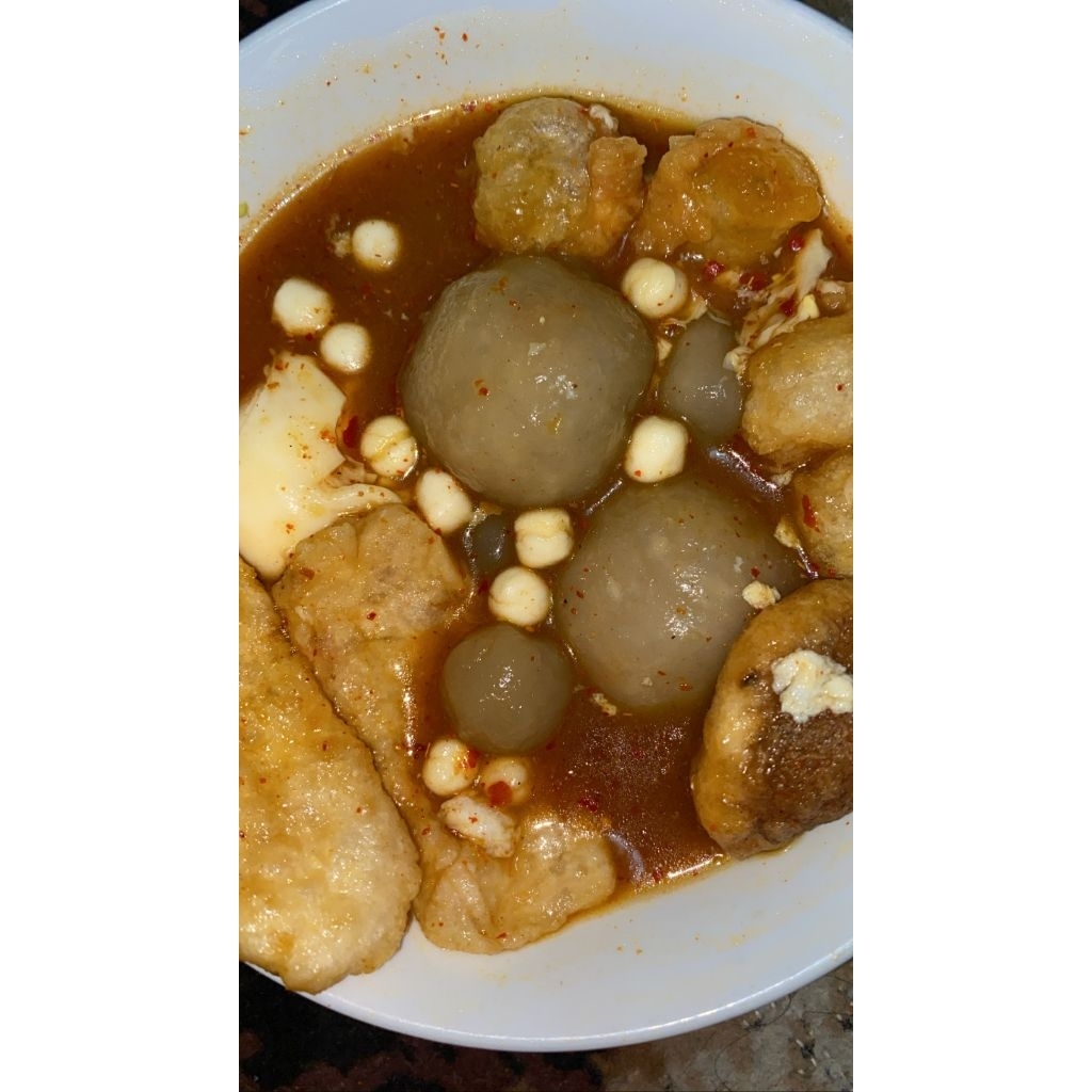 

Baso aci ayam suwir/topping lengkap/asli ayam suwir/chili oil