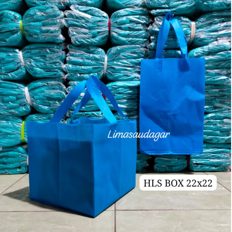 

Tas Handle Box Press 22x22 Tas Goodiebag box Nasi / Tas Bingkisan IsI 12pcs