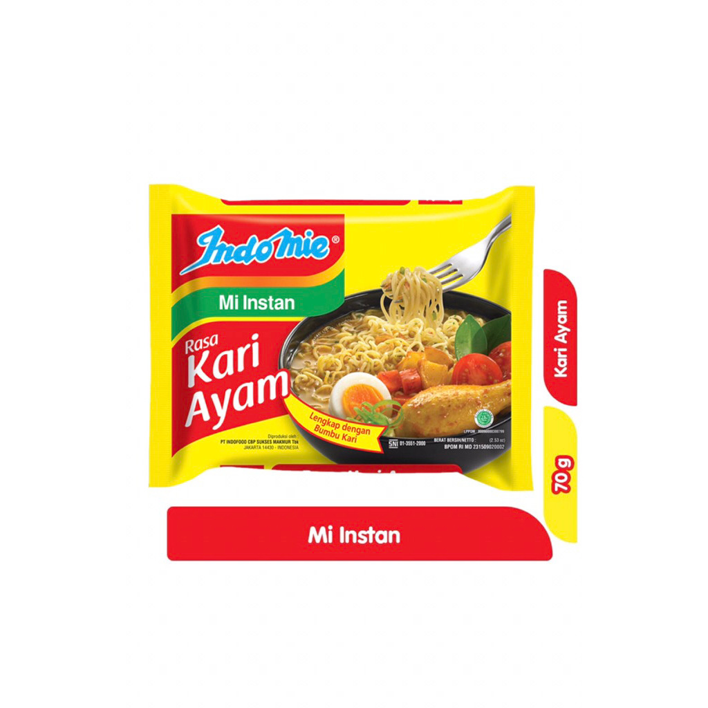 

Indomie Mi Instan Kari Ayam 70 g