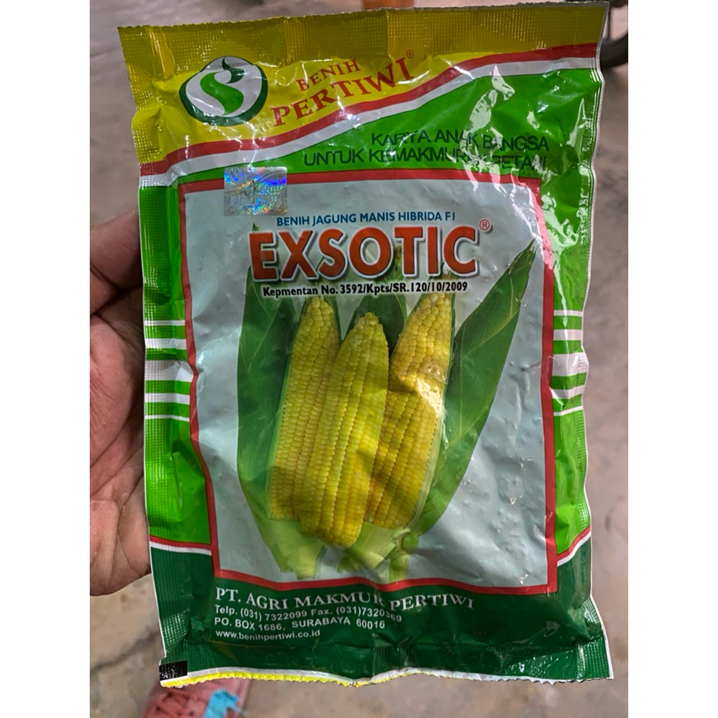 

Benih jagung Manis EXSOTIC 250gram