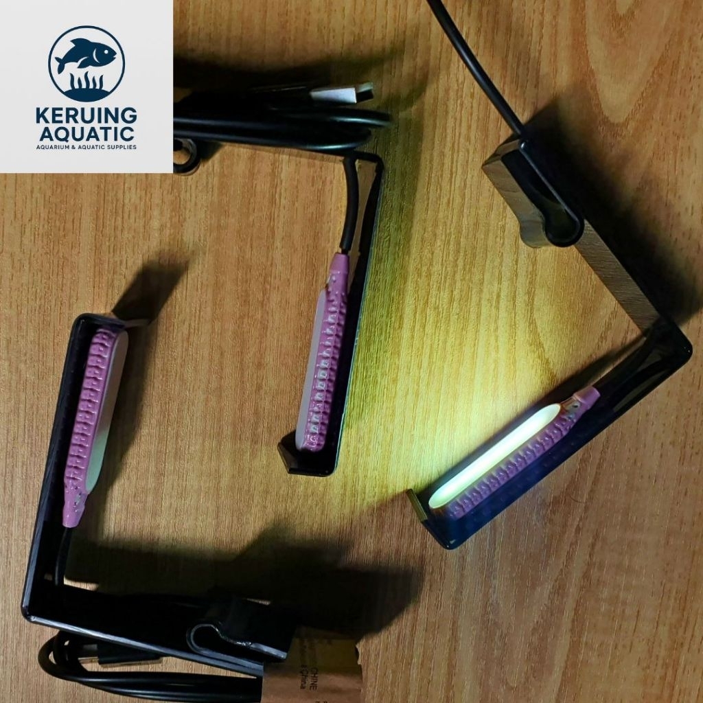 Lampu LED Aquarium Mini Lampu Soliter Cupang Lampu Usb Aquarium