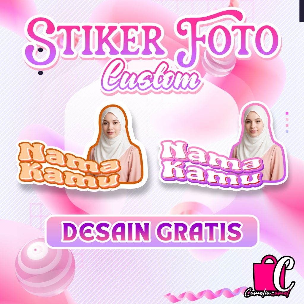 

Sticker Foto Nama Custom, Desain Bagus, Harga Termurah