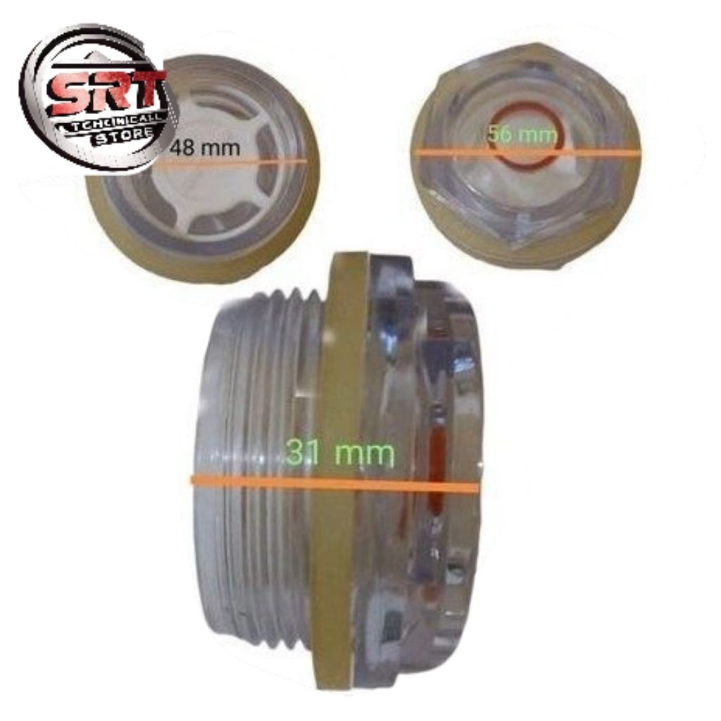 Kaca Oli  Tutup Kompresor Angin Puma Oil Gauge