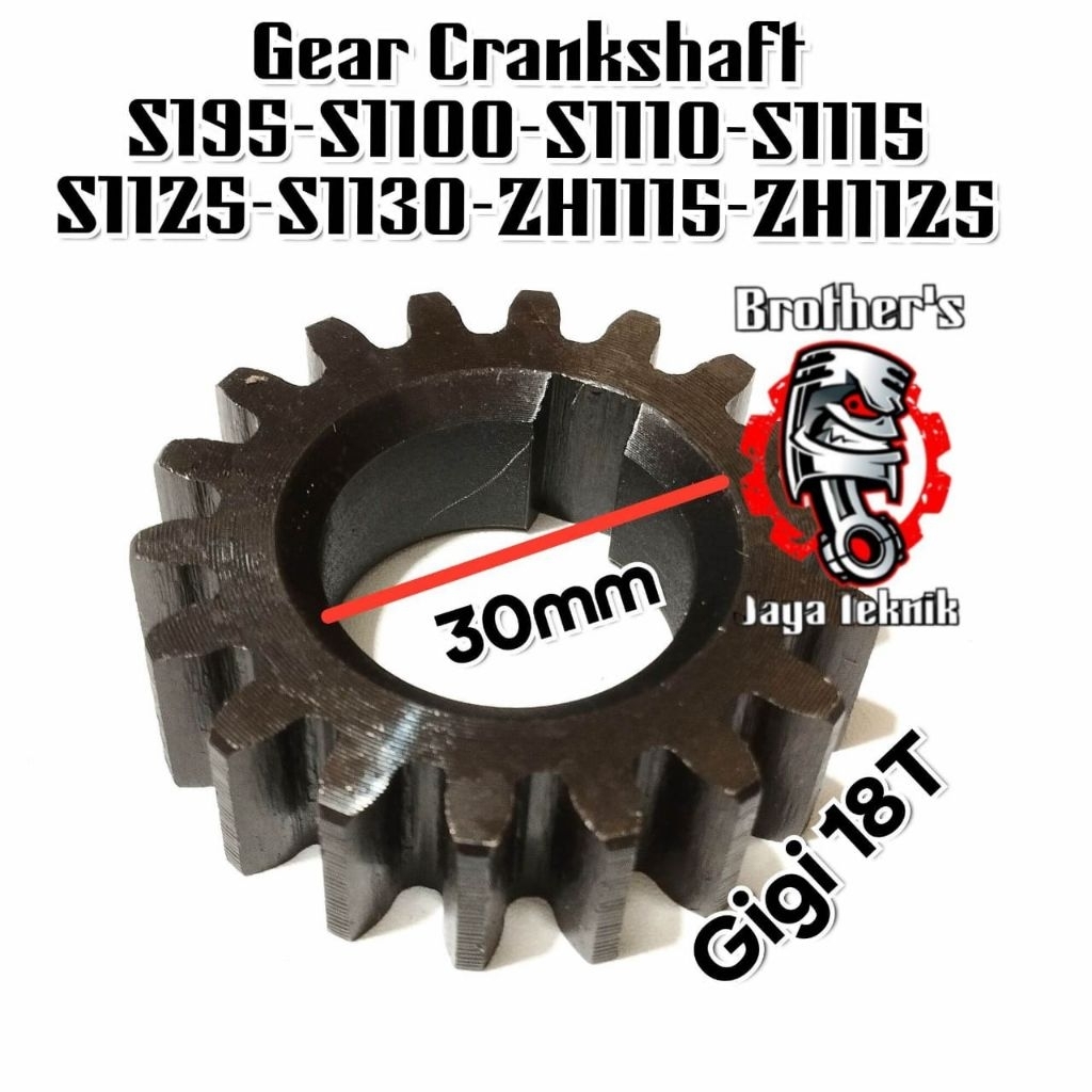 gear crankshaft gigi crankshaft mesin diesel Dongfeng 12pk 16pk 20pk 24pk