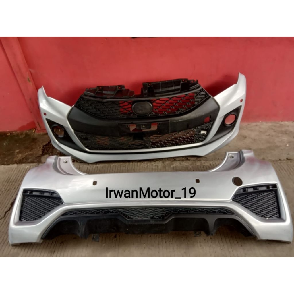 Bumper Bemper depan belakang Daihatsu Sirion Tahun 2015 2016 2017 Fullset