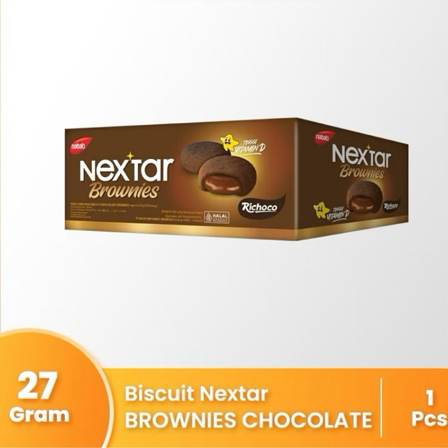 

Nextar Brownis Choco || 1 Box (isi 10pcs)