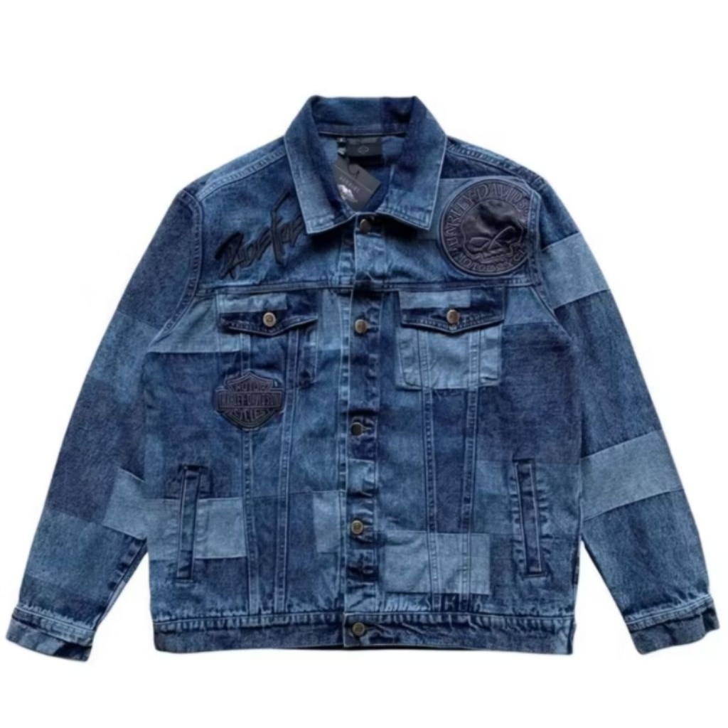Jaket Denim Harley-Davidson Selvedge Denim Import