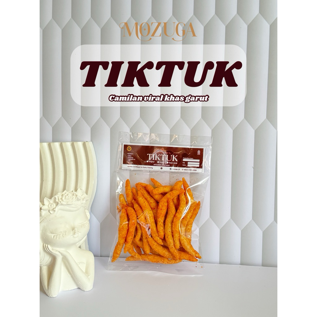 

MOZUGA- Makanan Ringan Viral Asli Garut /Moring/Tiktuk/Keripikkaca