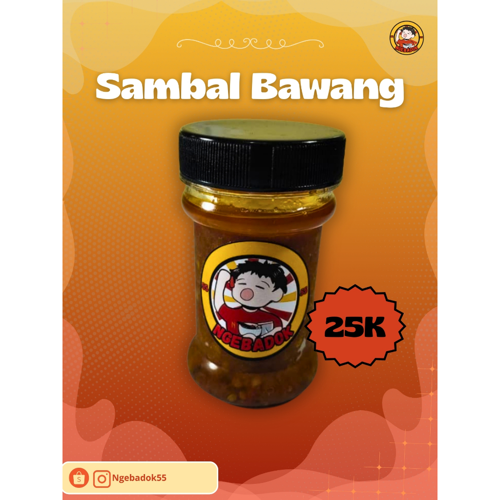 

Ngebadok 55 - Sambal Bawang Enak - Kemasan 120GR