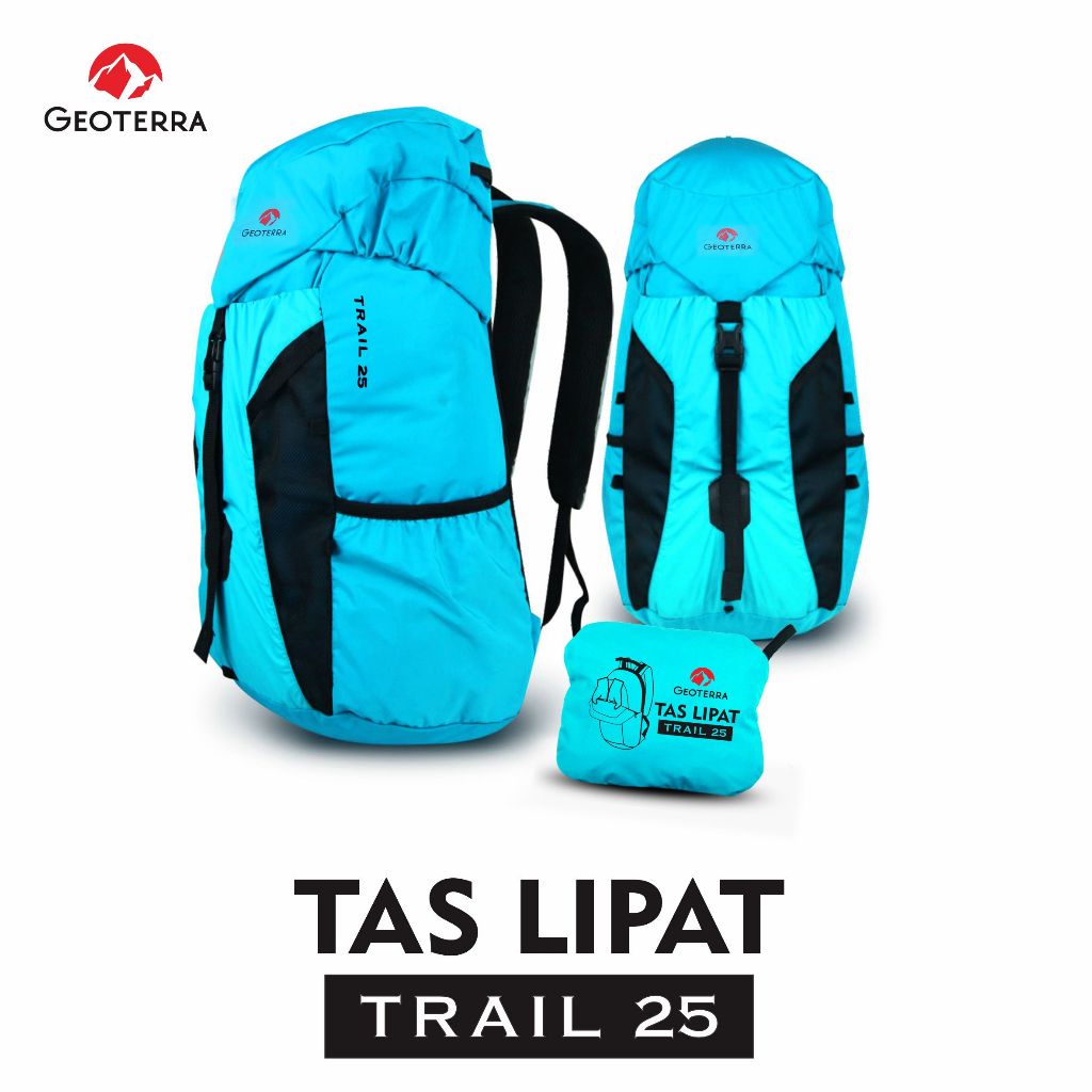 Tas Gunung lipat tas camping lipat GEOTERRA seri TRAIL 25 Liter