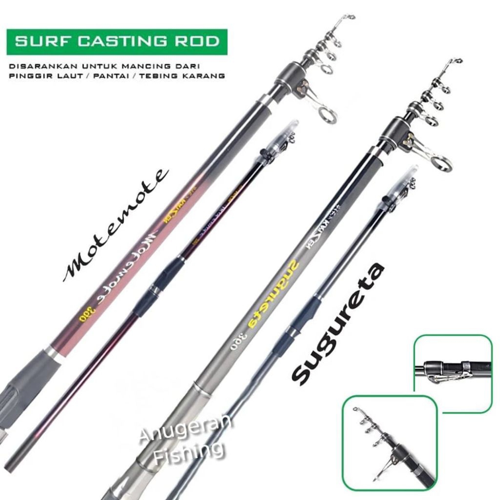 Joran SURF KAIZEN MOTEMOTE / SUGURETA 300 | 360 | 390 | 420 | 450 | Joran Antena | Variasi lain Magu