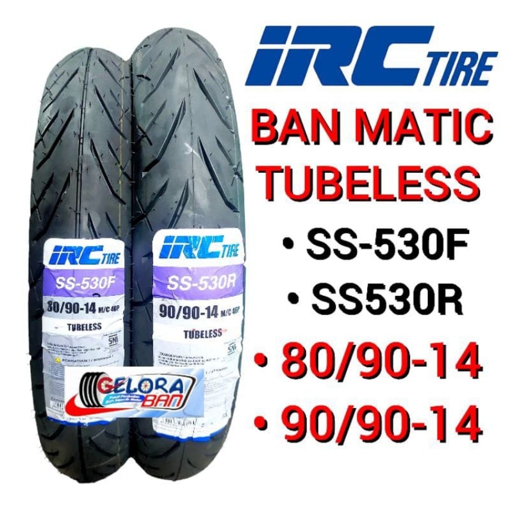 Ban Matic Tubeless Irc 80/90-14 90/90-14 tubles ring 14 ban montor metic beat Vario Spacy Scoopy Xeo