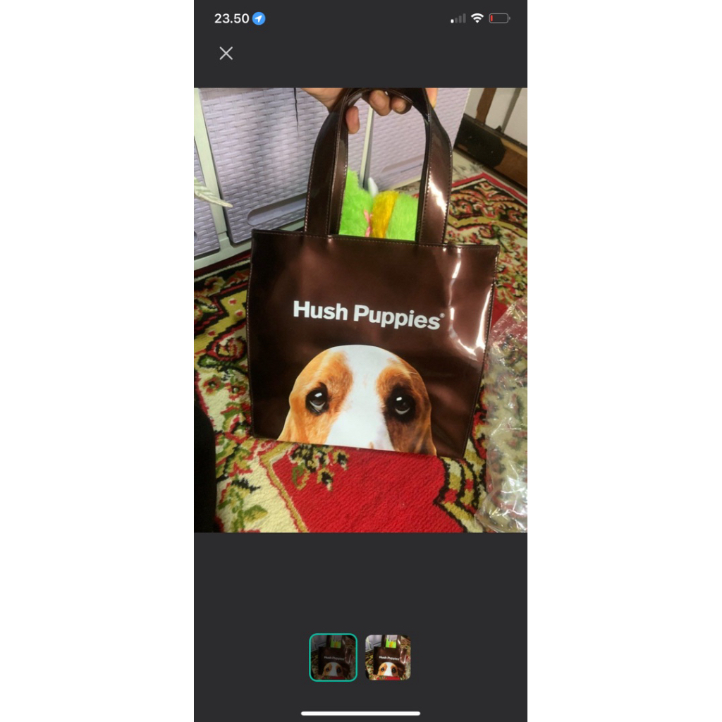 Hush puppies tote Bag small