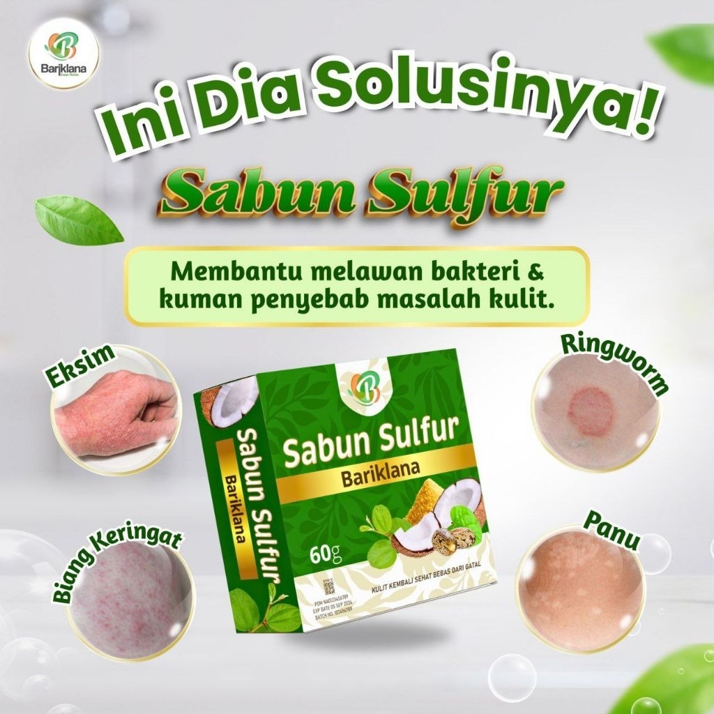 SABUN SULFUR Untuk Kulit Panu, KADAS dan Kurap