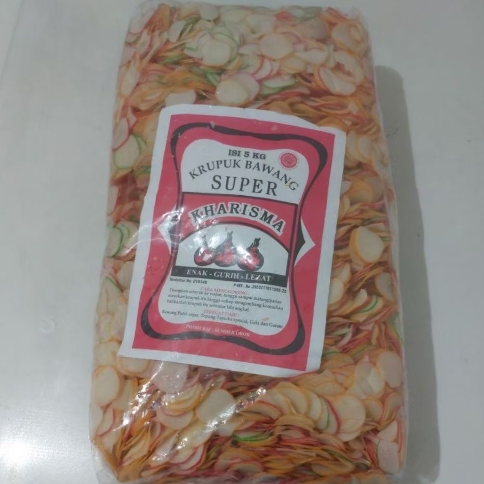 

Kerupuk Bawang Super Cap Kharisma 5kg