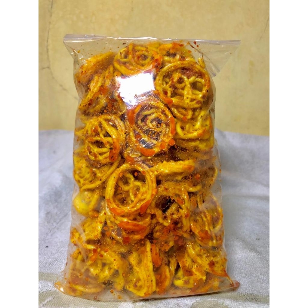 

Terlaris No.1 Seblak kering kerupuk mie kemasan 250gram rasa pedas