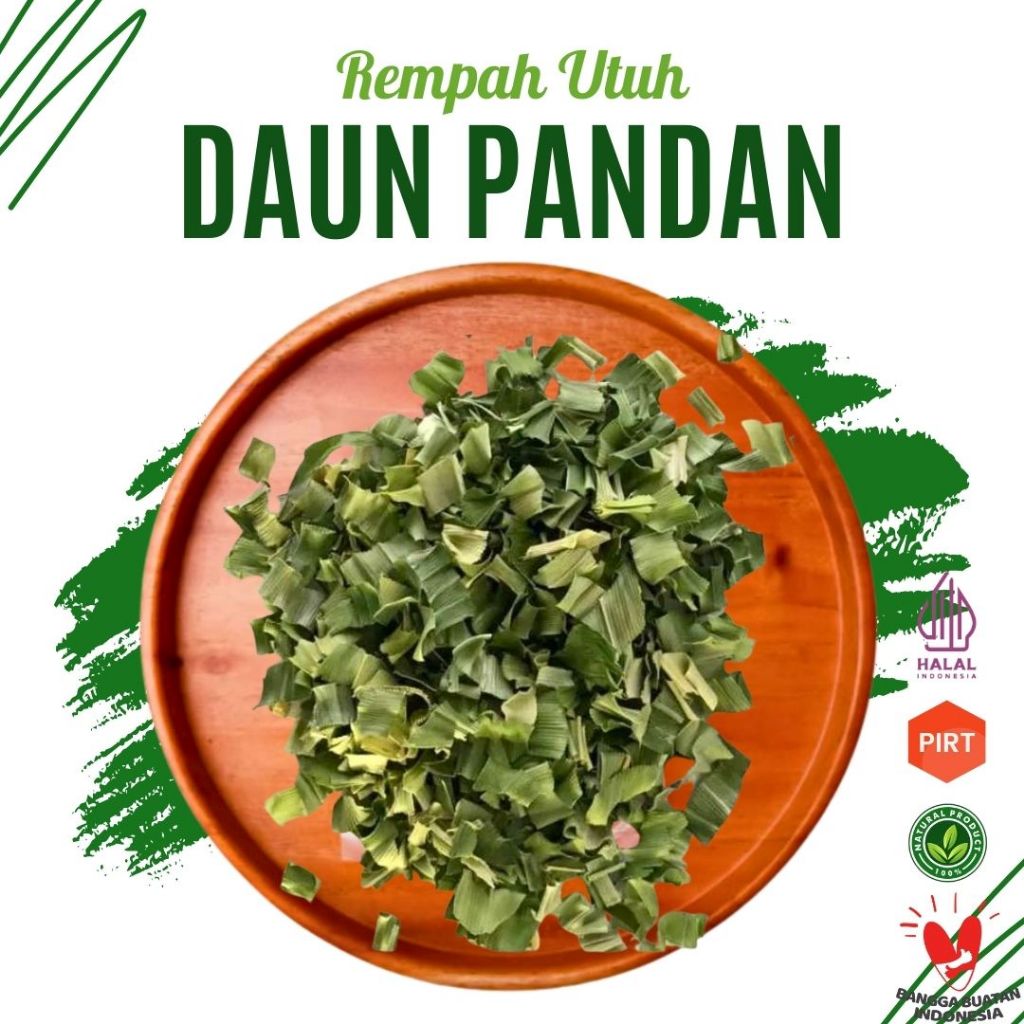 

Daun Pandan Kering Herbal Rempah Organik (100 GRAM)
