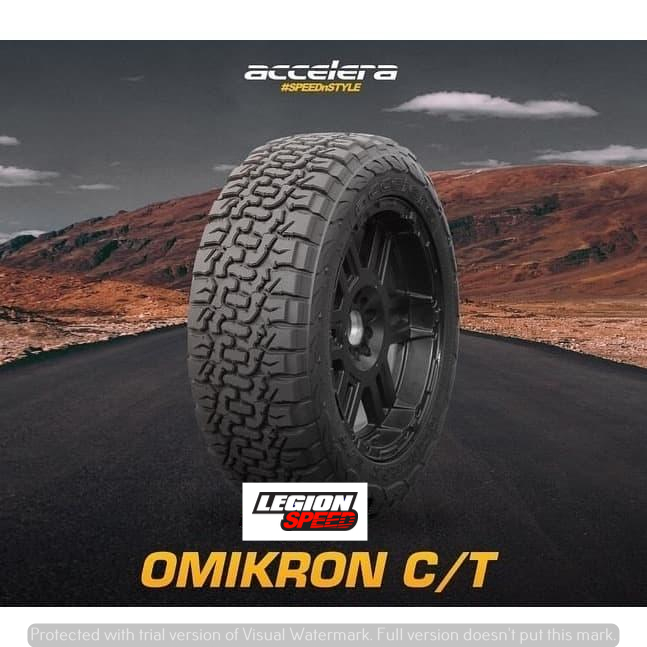 BAN MOBIL OFFROAD RING 20 MEREK ACCELERA OMIKRON C/T 275 55 R20 BAN SEMI OFFROAD MURAH