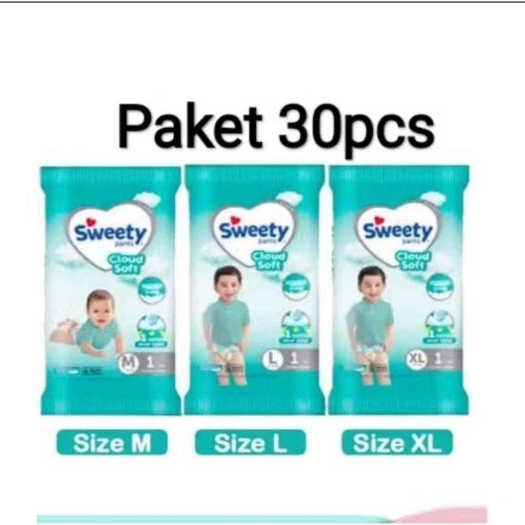 sweety silver renceng m30 pcs /L30 pcs/xl24 pcs