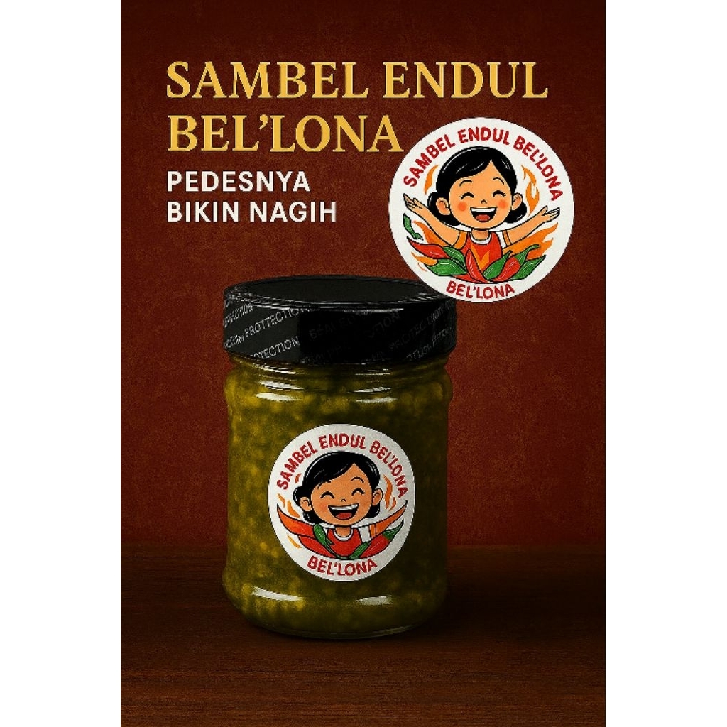 

Sambal Endul Bel'lona Kitchen Lezat Sambal Hijau - Fresh Homemade halal