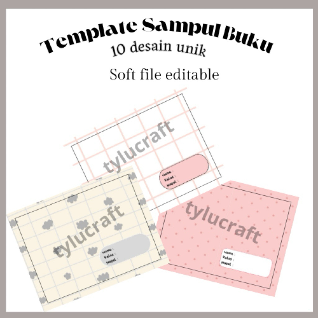 

Template Sampul Buku