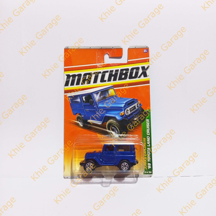 Matchbox 1968 Toyota Land Cruiser Fj40 Biru 68 Hardtop FJ 40 Series Royal Blue White 2011