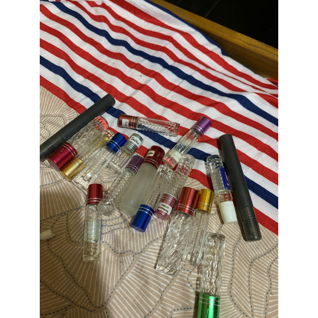 BOTOL KOSONG PRELOVED ROLL ON 5ml 8ml 10ml BOTOL ROLL ON PARFUM
