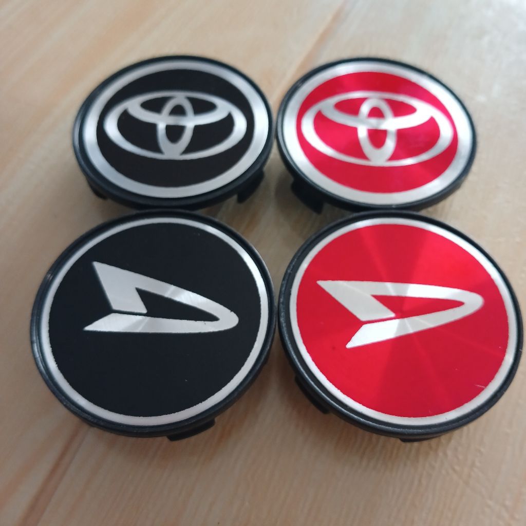 dop roda tutup velg racing dop velg CALYA AGYA SIGRA AYLA AVANZA2022 ukuran 5.2 cm harga bijian / pe