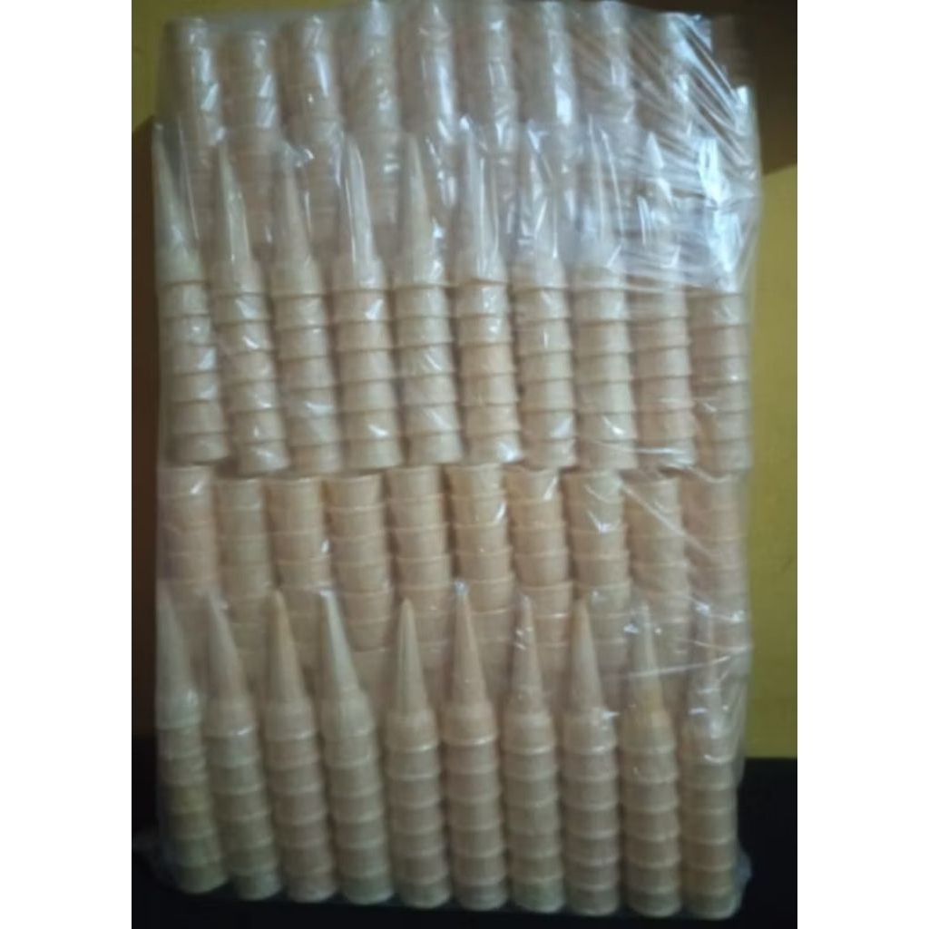 

Cone eskrim mini 1 ball isi 800pcs