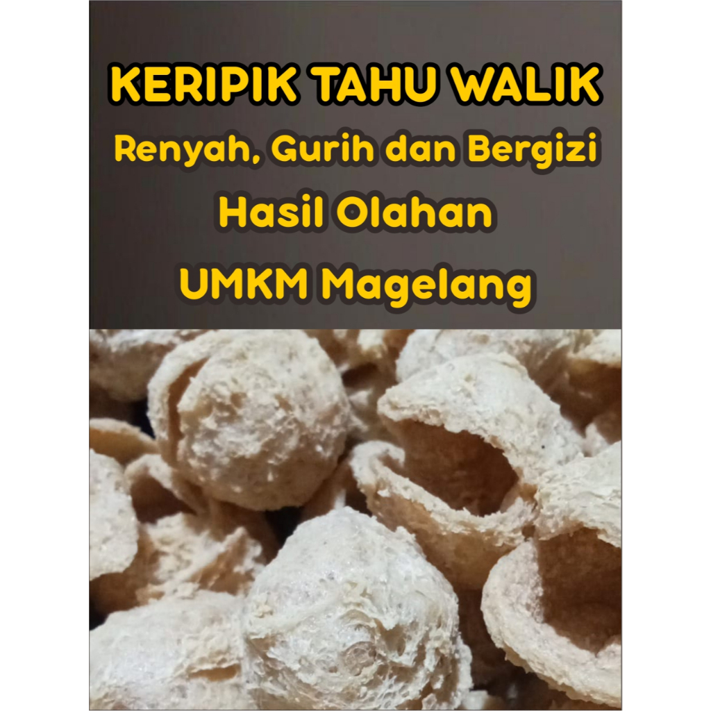 

Keripik Tahu Walik Renyah 100gr – Camilan Gurih Murah Rp 9.000