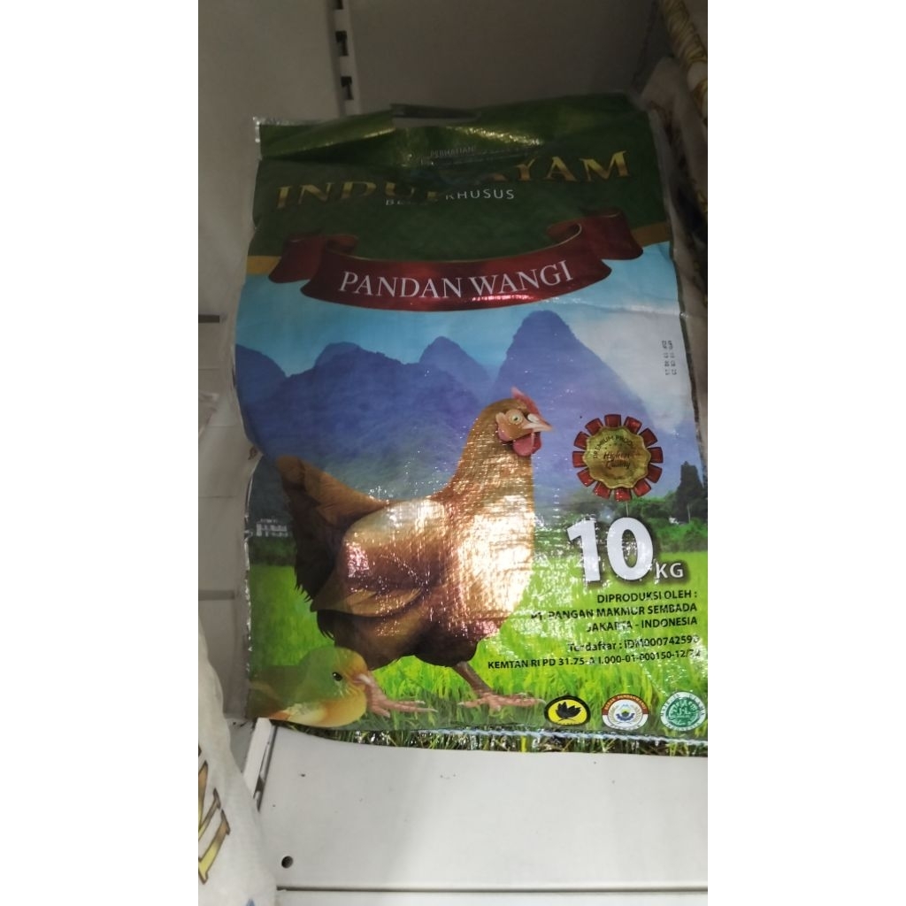 

Induk ayam beras pandan wangi 10kg