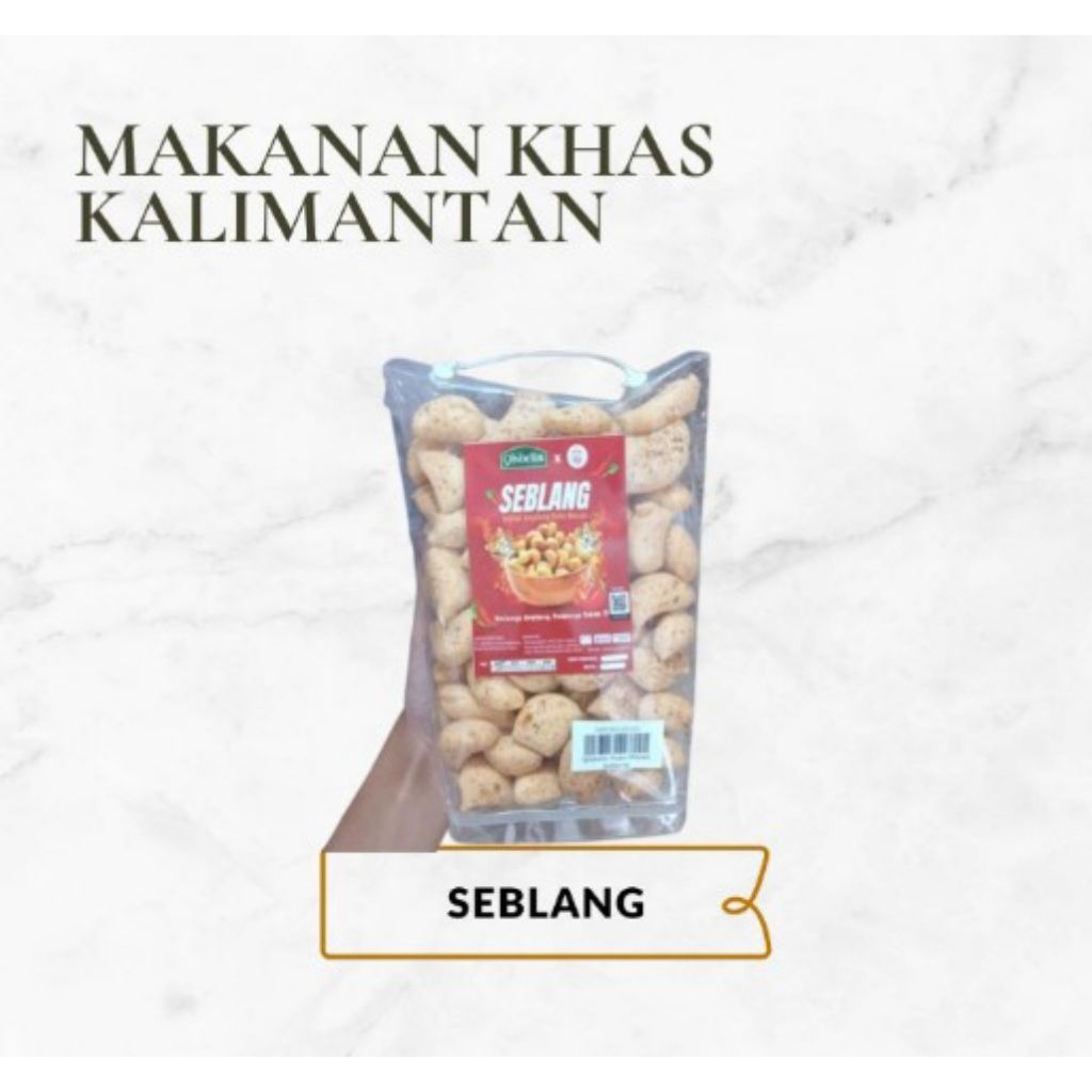

Cemilan Pedas Gurih Inovasi terbaru dari Kalimantan Timur Seblang | ±250 gram