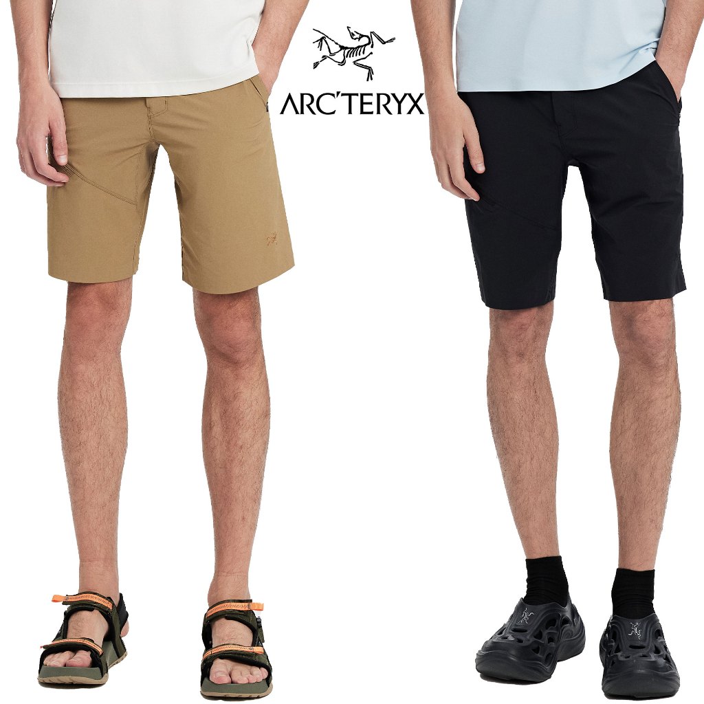 Arc'teryx Celana Pendek Pria Bahan Katun Tenun - Anti Kusut, Saku Multi Fungsi, Cocok Kerja & Travel