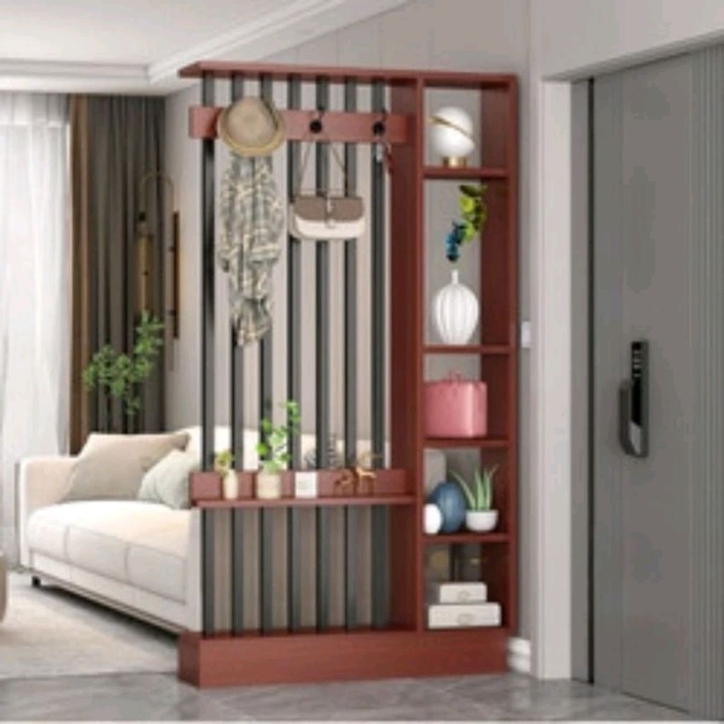 Rak Partisi Penyekat Ruangan Rumah Tamu Penyekat Kantor 120x10x200