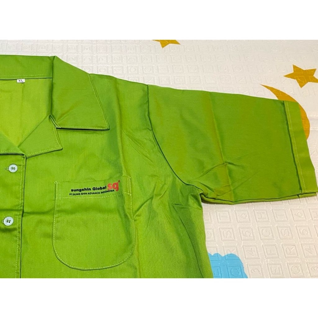 BAJU SERAGAM PABRIK SUNGSHIN WANITA baju kerja wanita seragam pabrik garment