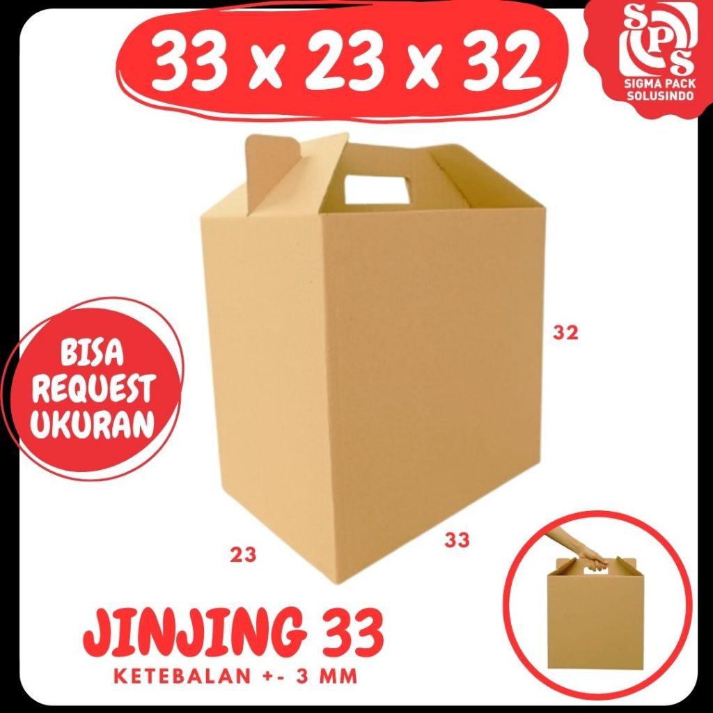 

Box Jinjing 33x23x32 Gable Box Kardus Hampers Idul Fitri Ied Mubarak Dus Lebaran Zigma Box
