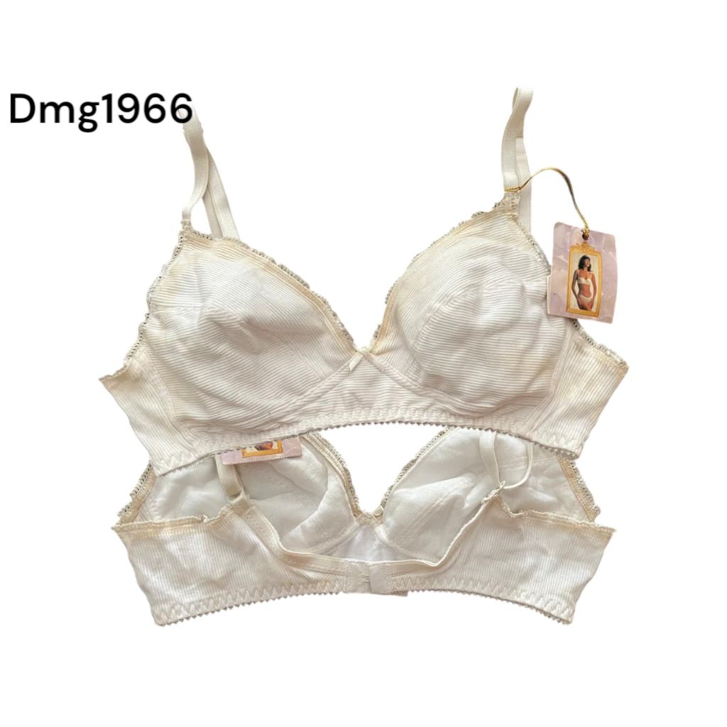 #G Dmg1966 bra branded bra berbusa tanpa kawat bra Rijeck noda size 34