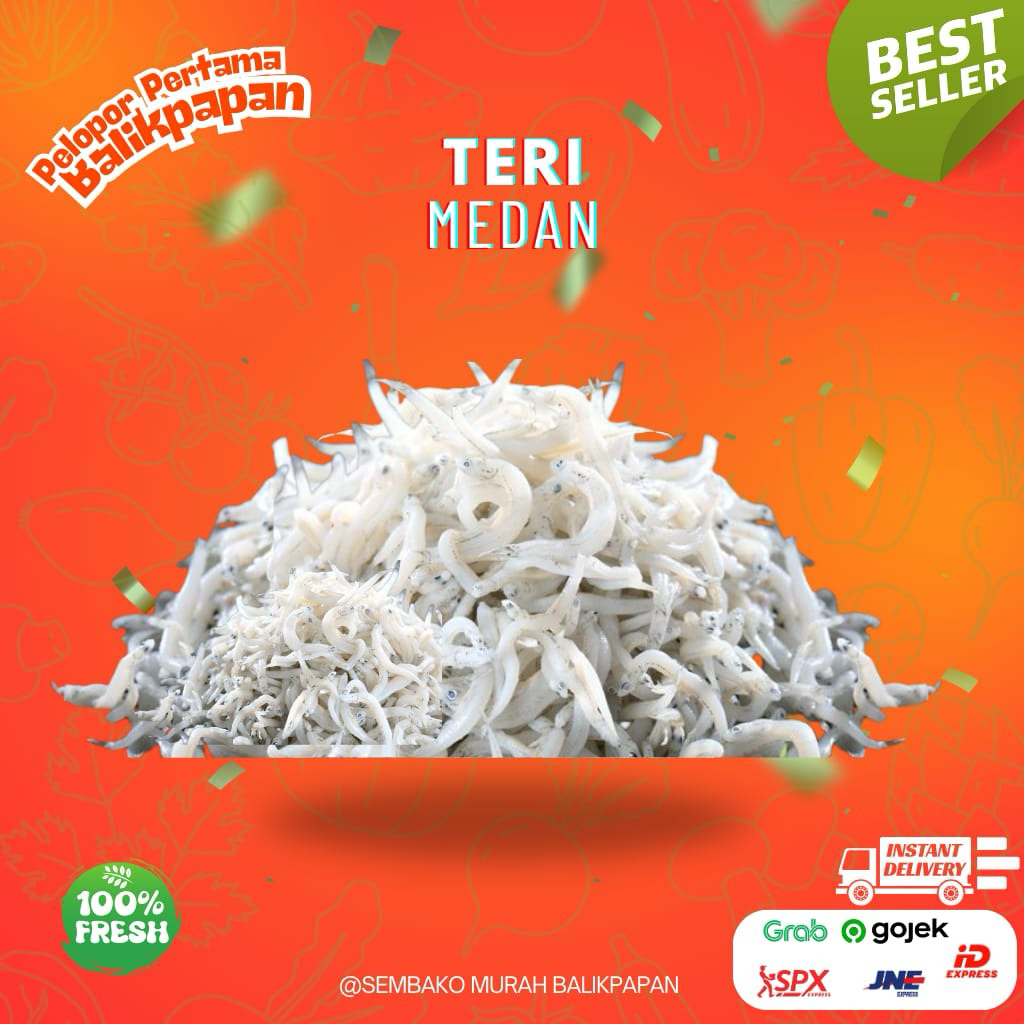 

teri medan/teri nasi kering 100gr