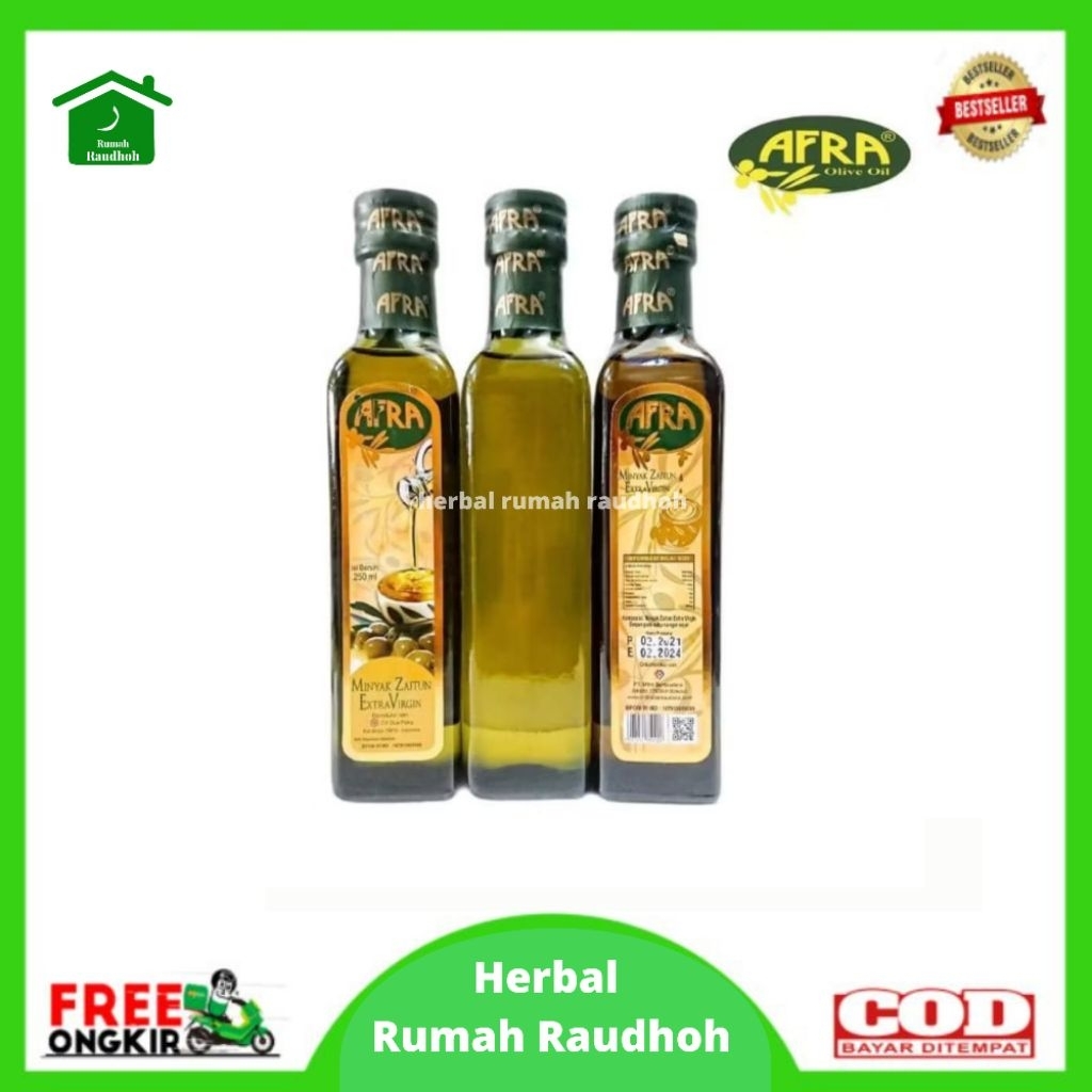 

MINYAK ZAITUN AFRA EXTRA VIRGIN OIL KAYA MANFAAT