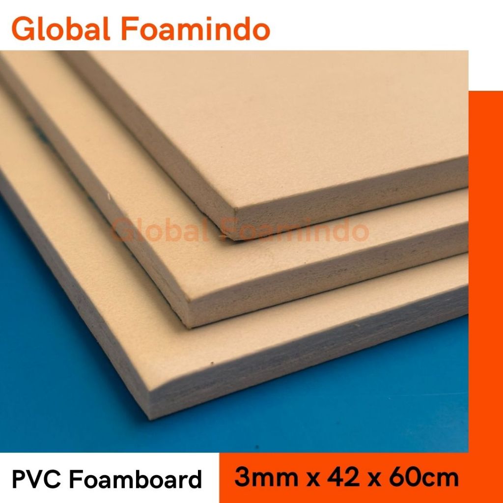 

PVC Foamboard 3mm x 42 x 60cm
