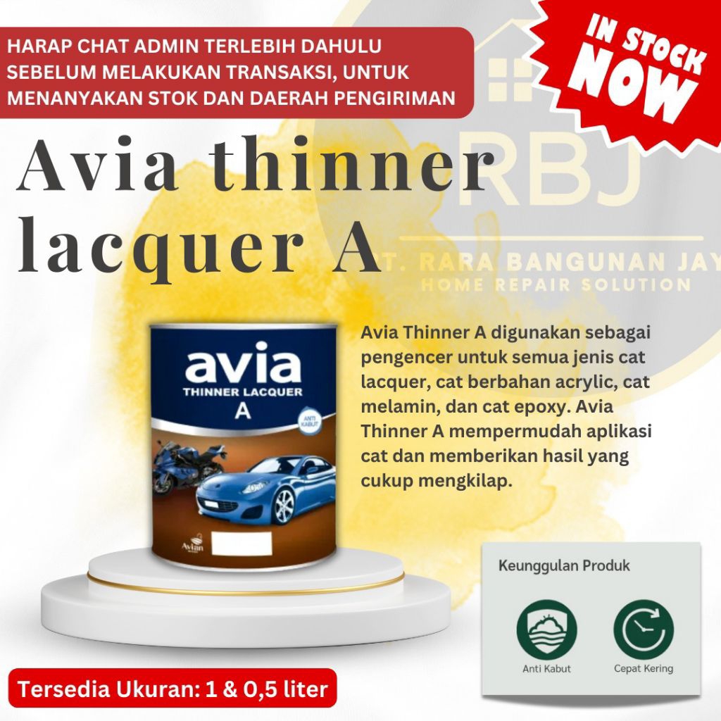 Thinner Avia Lacquer A / Thinner Avian