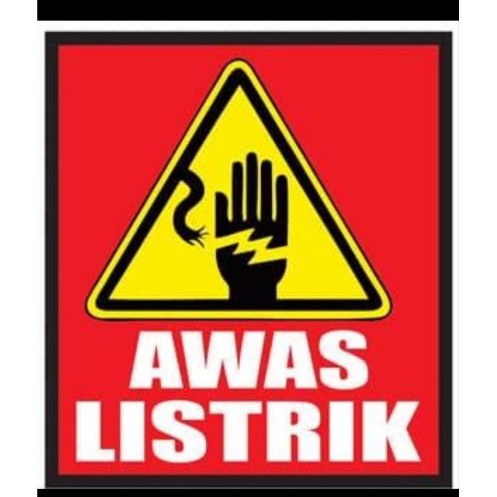 

sticker awas listrik small