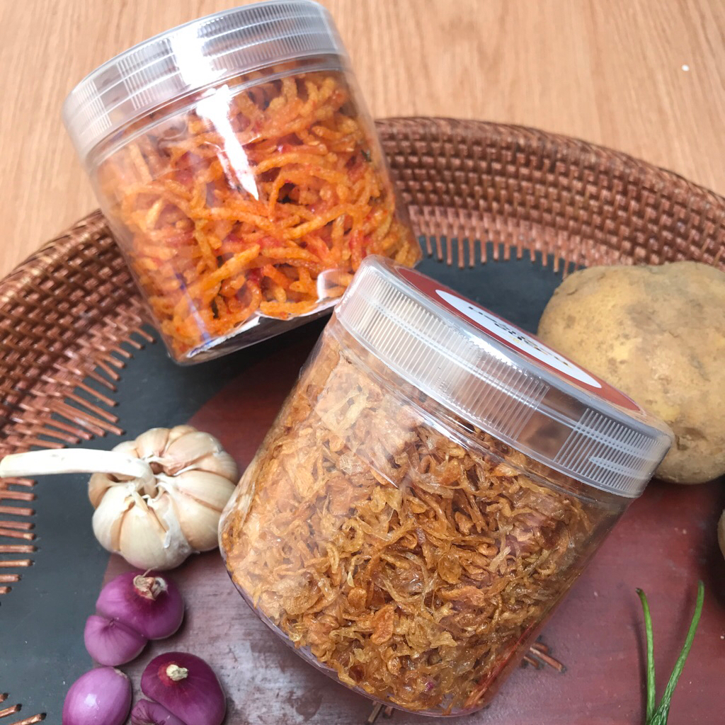 

Gha Rosticeri Paket Bundle 2 Produk Kentang Mustofa 120gr & Bawang Goreng 130gr