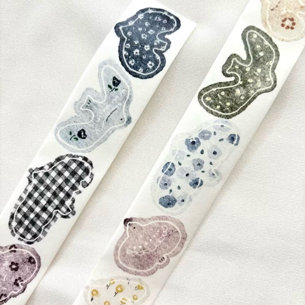 

[Sample per loop] Pion Washi & PET Tape - letter / ribbon / lace / fly / fabric