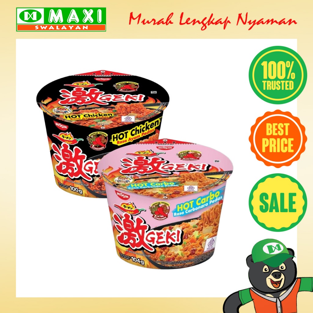 

Nissin Gekikara Bowl Hot Chicken Carbonara 104g Noodles