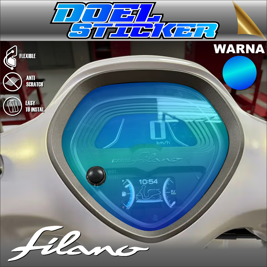 Stiker Spedometer Cover Spedometer Filano Aksesoris Variasi filano  Doel 01
